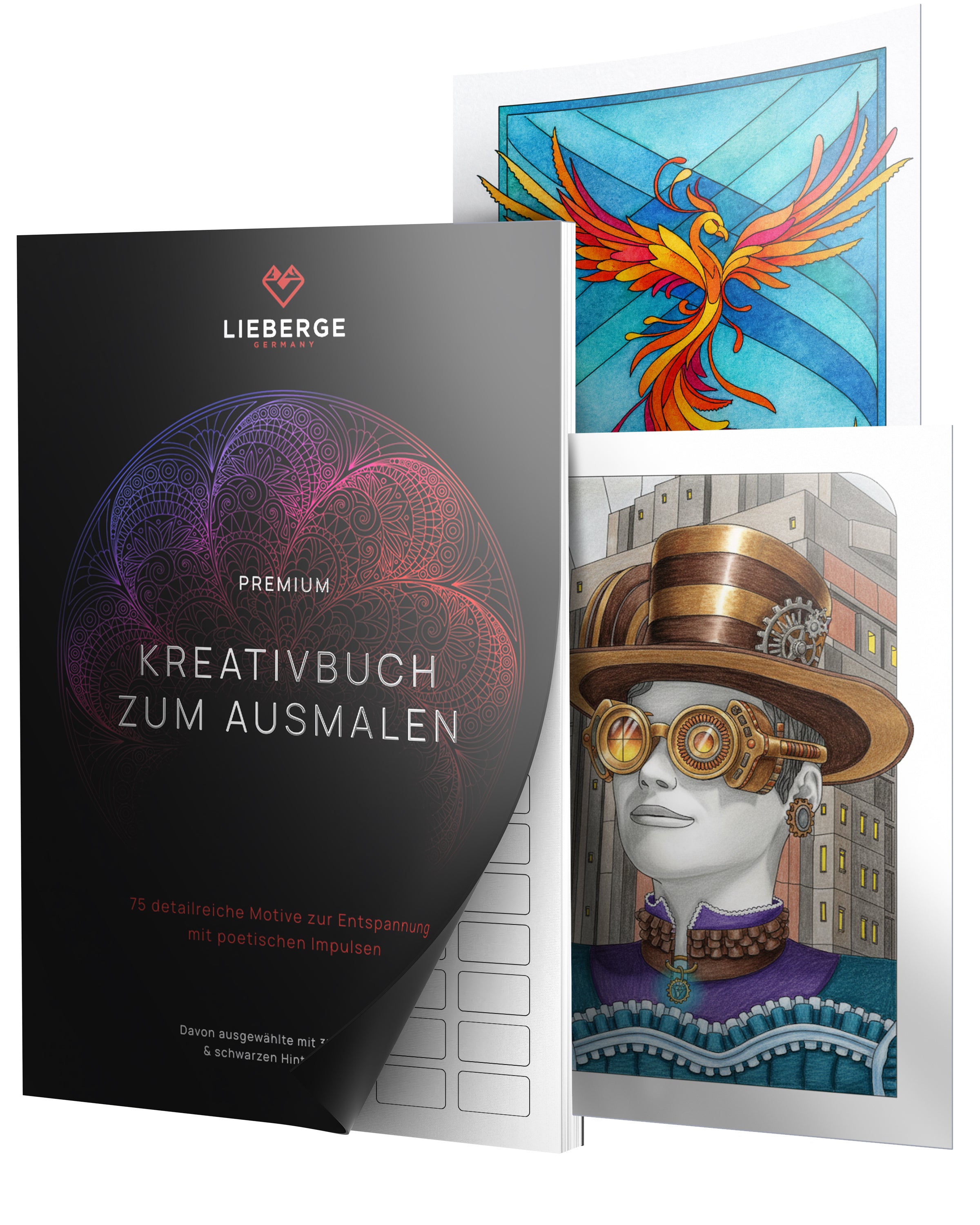 Kreativbuch zum Ausmalen | 75 Motive