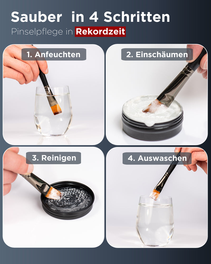 pinselseife, brush soap, pinselsreiniger, reinigung pinsel, acrylpinsel reinigen, ölpinsel reinigen