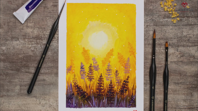 feine Pinsel, Pinsel Set, Pinsel Acrylfarbe - video mit allen features