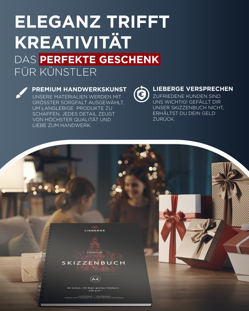 skizzenbuch, skizzen buch, sketch book, sketchbook - ideales geschenk für künstler